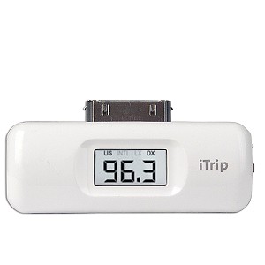 Griffin iTrip LCD FM Transmitter for iPod w/Dock Connector/White